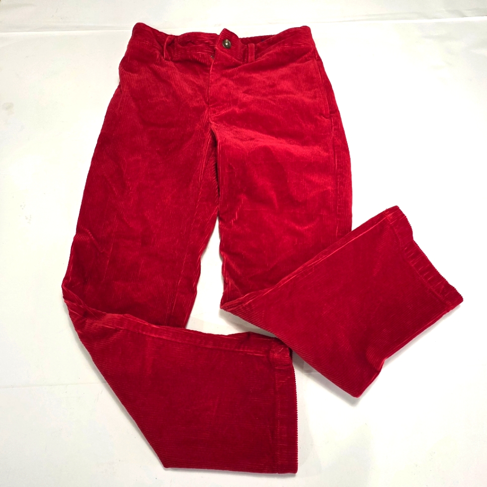 Polo By Ralph Lauren Red Corduroy Kids Pants Size 10 Nwt